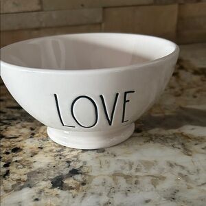 Rae Dunn Bowl with 'LOVE' Inscription